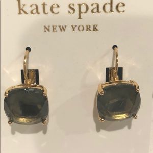 Kate Spade gold and gray earrings